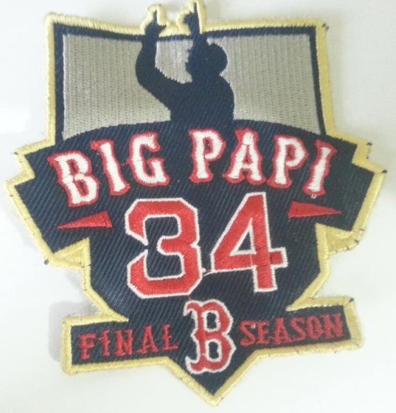 Boston Red Sox Big Papi Final Season Player Patch