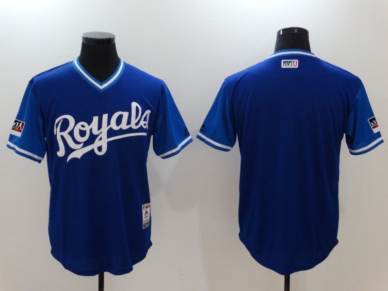 MLB Royals Royal 2018 Players' Weekend Authentic Men Jersey
