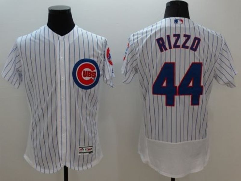 MLB Cubs 44 Anthony Rizzo White 2016 New Flexbase Men Jersey