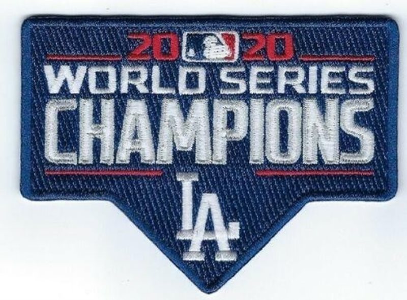 MLB 2020 World Series Champions Patch