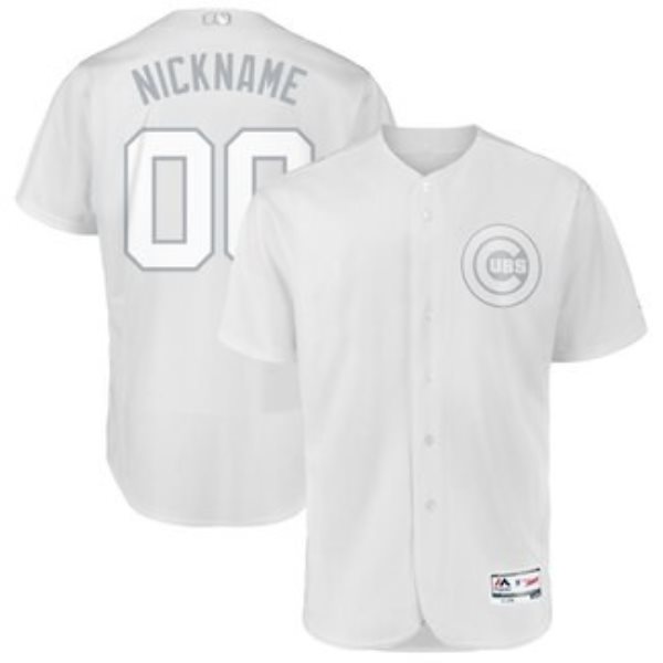 Chicago Cubs Majestic 2019 Players' Weekend Pick-A-Player Authentic Roster White Men Jersey