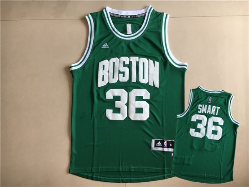 NBA Celtics 36 Marcus Smart Green Swingman Men Jersey