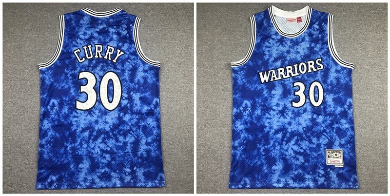 NBA Warriors 30 Stephen Curry Star Men Jersey
