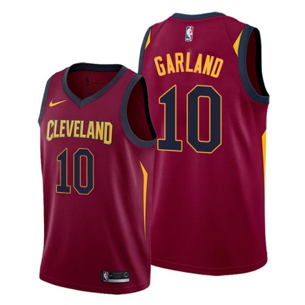 NBA Cavaliers 10 Darius Garland Red 2019 Draft Nike Men Jersey