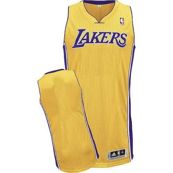 NBA Lakers Blank Yellow Revolution 30 Men Jersey