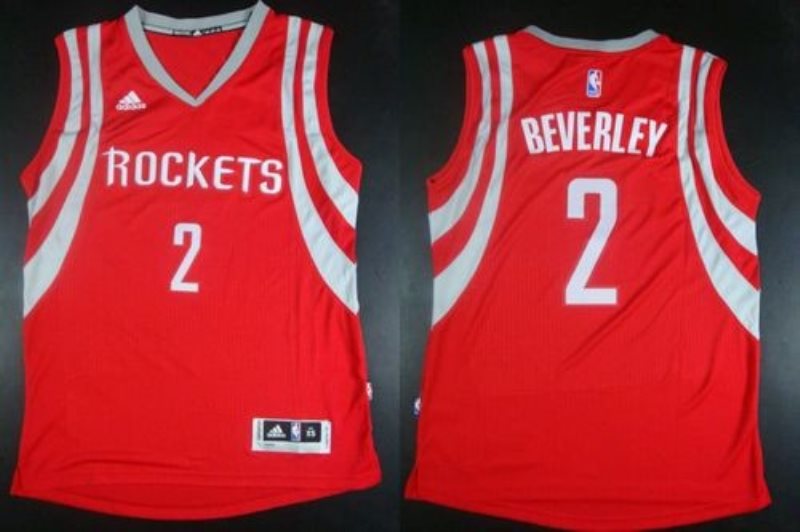 NBA Rockets 2 Patrick Beverley Red Road Revolution 30 Men Jersey