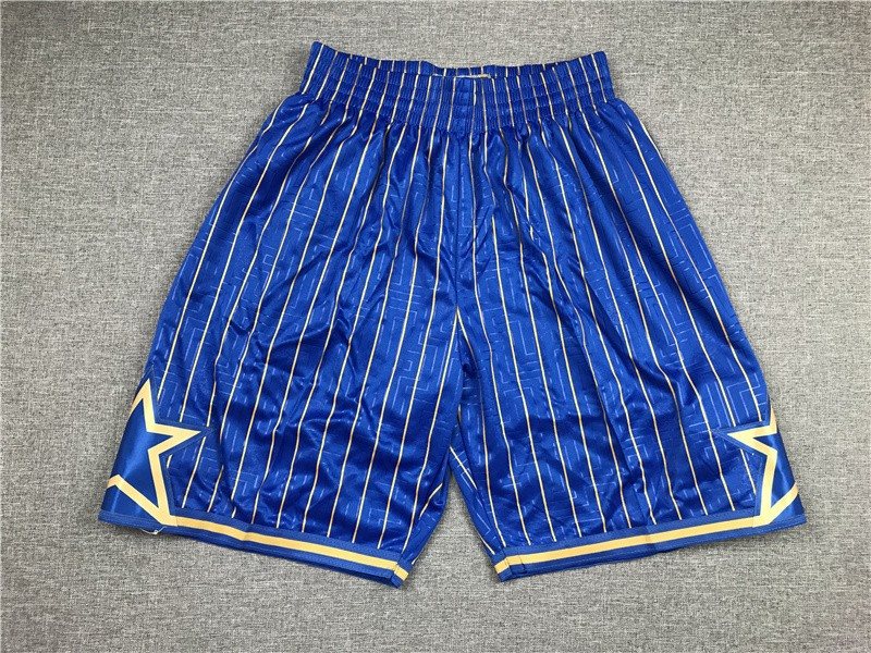 NBA Orlando Magic Blue Gold Shorts