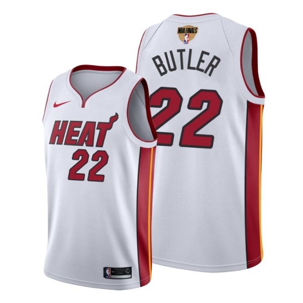 NBA Heat 22 Jimmy Butler White 2020 Finals Bound Association Edition Men Jersey