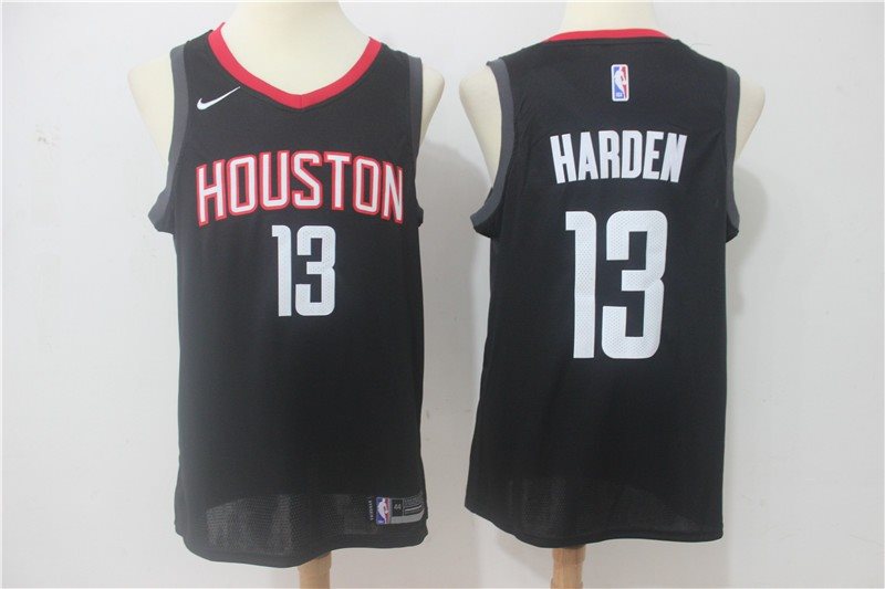 NBA Rockets 13 James Harden Black Nike Swingman Men Jersey