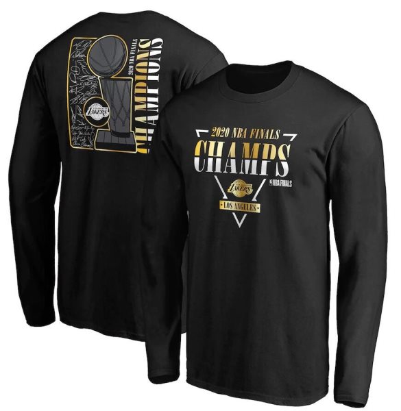 NBA Lakers Black 2020 Finals Champions Believe The Game Big & Tall Long Sleeve Hoodie