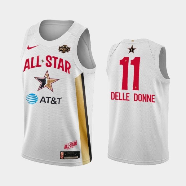 WNBA Washington Mystics Elena Delle Donne White 2019 All-Star Game Jersey