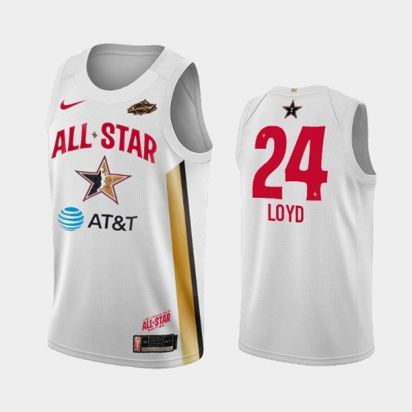 WNBA Seattle Storm Jewell Loyd White 2019 All-Star Game Jersey