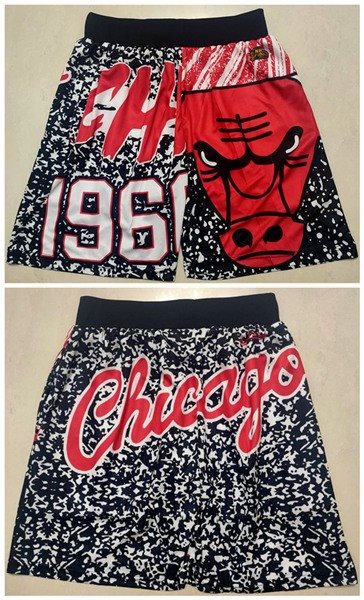 NBA Chicago Bulls Black Mitchell&Ness Shorts (Run Small)