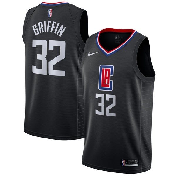 NBA Clippers 32 Blake Griffin Black Swingman Nike Men Jersey