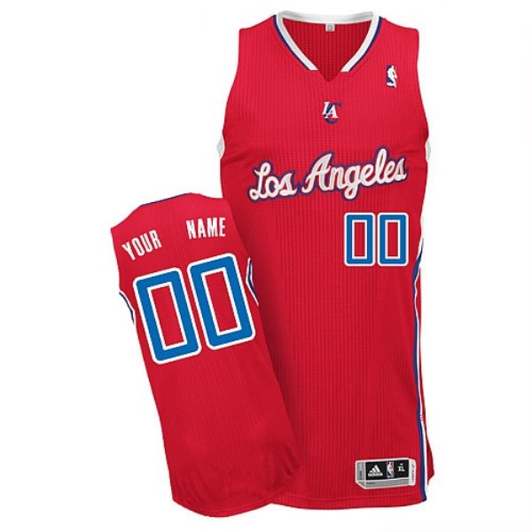 NBA Clippers Red Customized Men Jersey