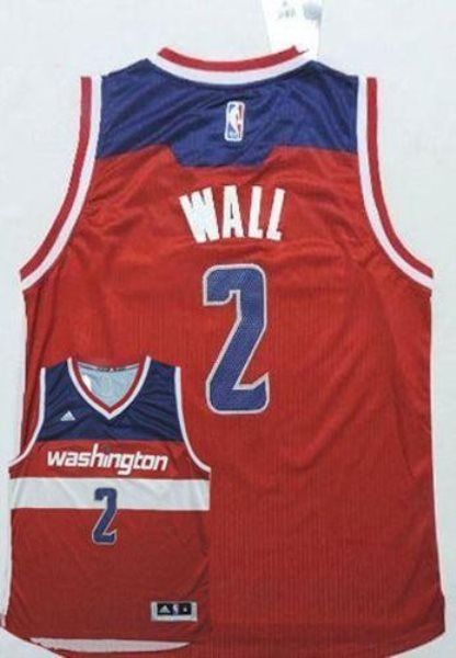 NBA Wizards 2 John Wall New Red Road Men Jersey