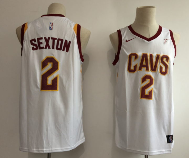 NBA Cavaliers 2 Collin Sexton White Nike Youth Jersey