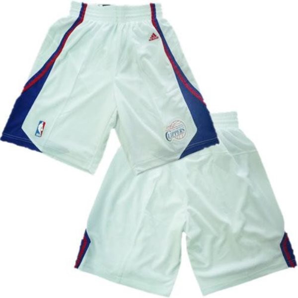 Los Angeles Clippers White NBA Shorts