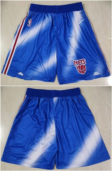 NBA Nets Blue White Shorts (Run Small)