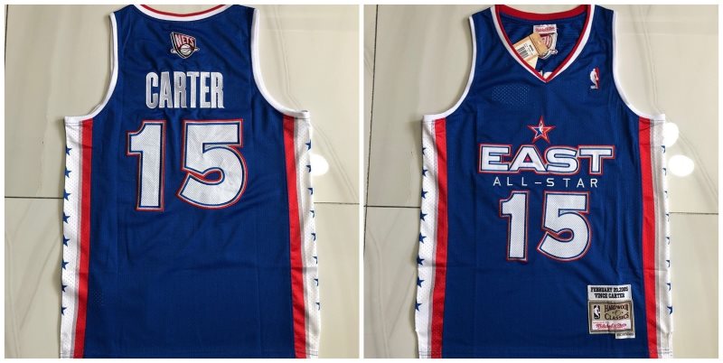 NBA Raptors 15 Vince Carter 2015 All Star Blue Men Jersey