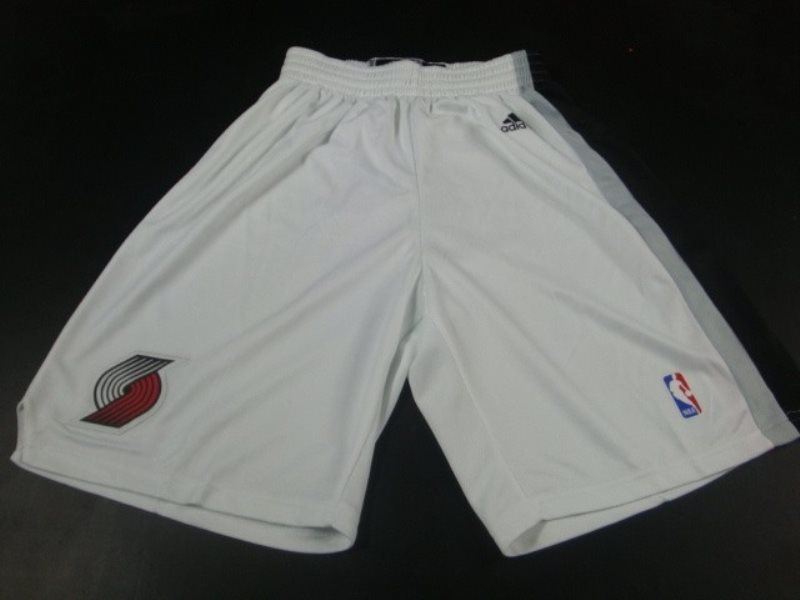 NBA Blazers White Swingman Shorts