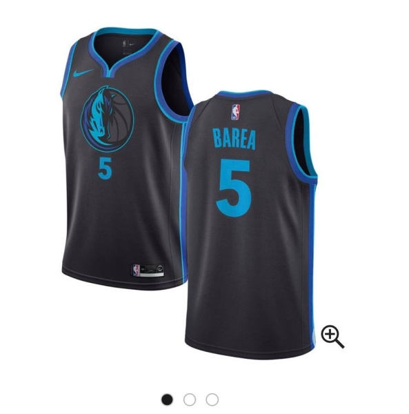 NBA Mavericks 5 J. J. Barea Anthracite 2018-19 City Edition Swingman Nike Men Jersey