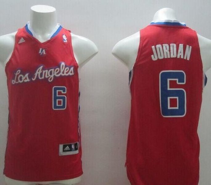 NBA Clippers 6 DeAndre Jordan Red Revolution 30 Men Jersey