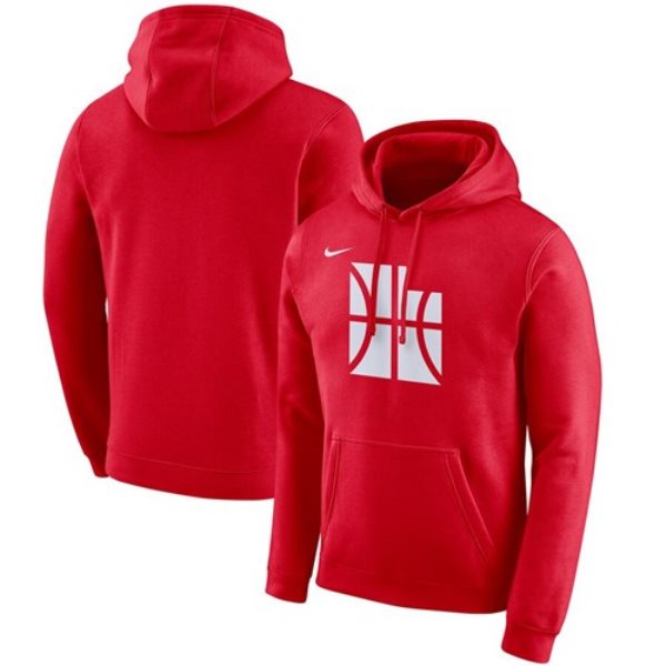 NBA Jazz 2019-20 City Edition Club Red Pullover Hoodie