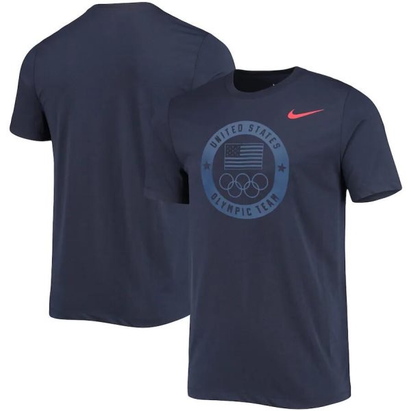 Team USA Navy Stealth Performance Tri-Blend T-Shirt(Run Small)