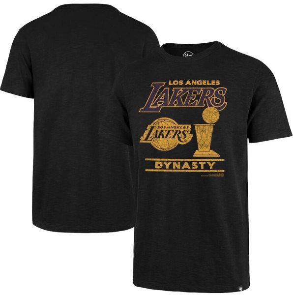 NBA Lakers '47 Black 2020 Finals Champions Scrum Dynasty T-Shirt