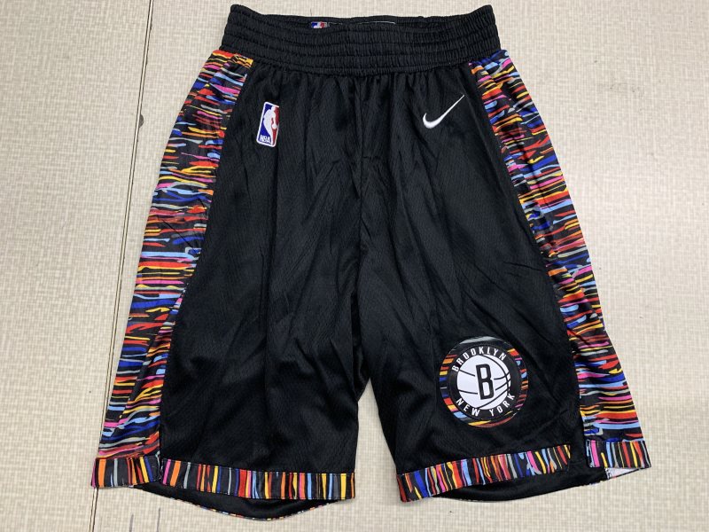 NBA Nets Black City Edition Nike Swingman Shorts