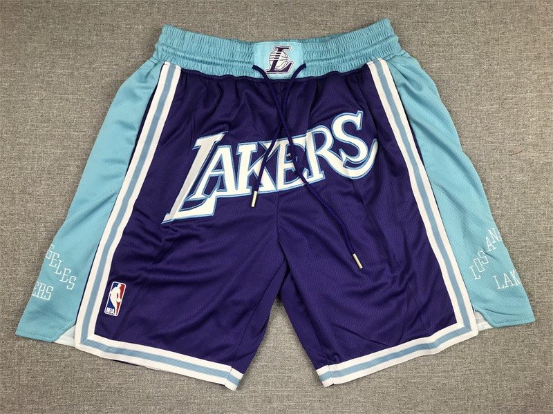 NBA Lakers Purple Just Don City Shorts