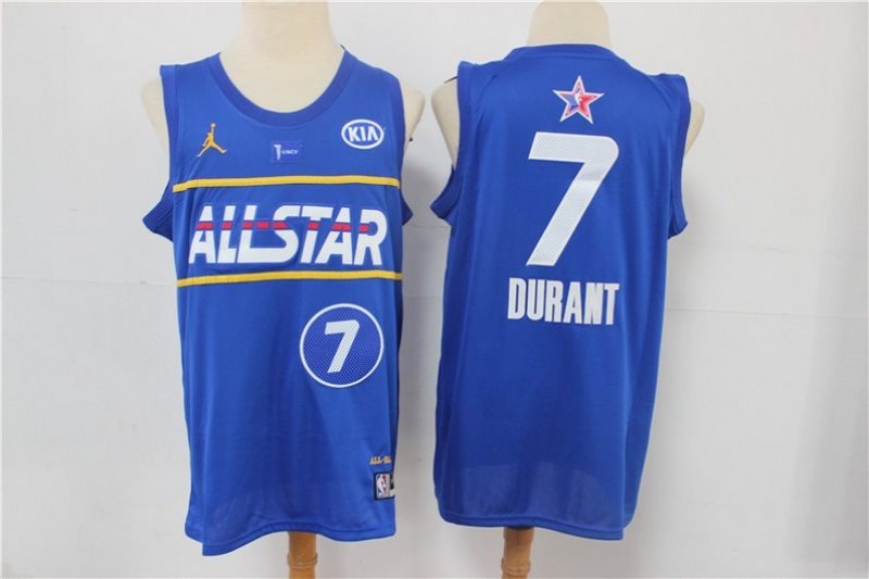 NBA Nets 7 Kevin Durant Amarillo 2021 All Star Men Jersey