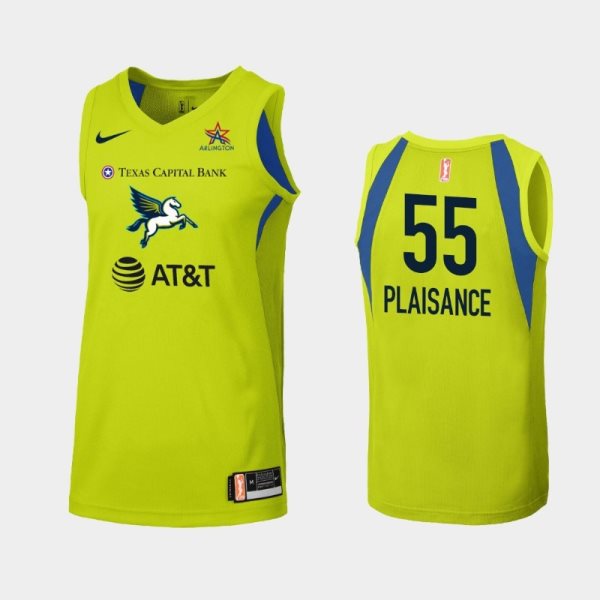 WNBA Dallas Wings Theresa Plaisance Green 2019 Secondary Statement Jersey