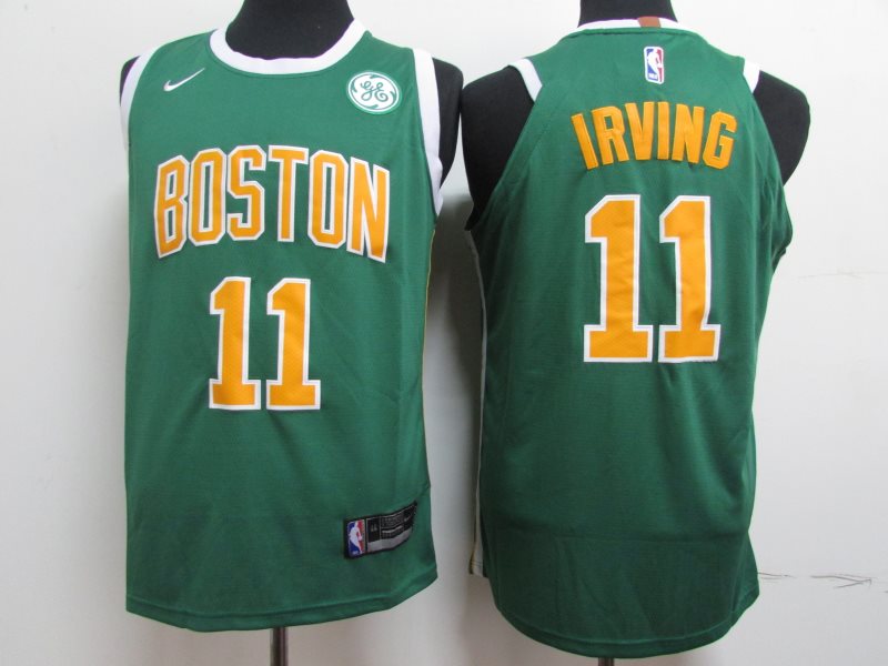 NBA Celtics 11 Kyrie Irving Green Nike Men Jersey