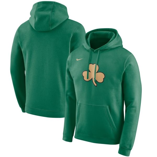 NBA Celtics Nike 2019-20 City Edition Club Green Pullover Hoodie