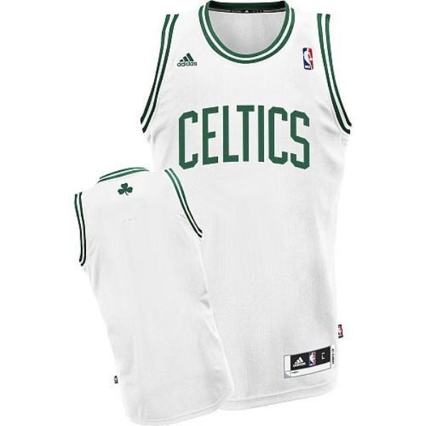 NBA Celtics Blank White Revolution 30 Men Jersey