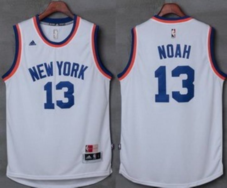 NBA Knicks 13 Joakim Noah New White Men Jersey