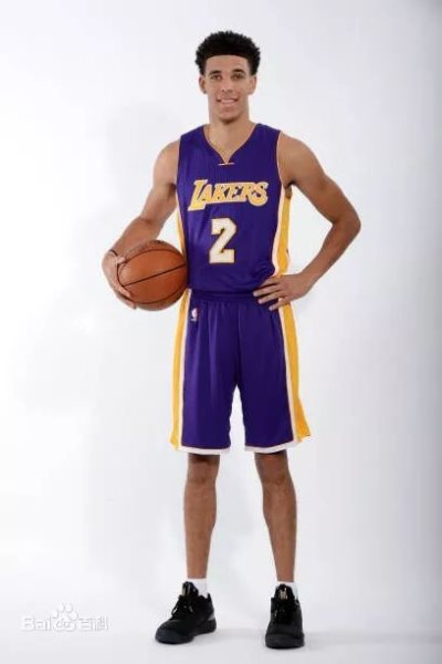 NBA Lakers 2 Lonzo Ball Purple Swingman Men Jersey(With Shorts)