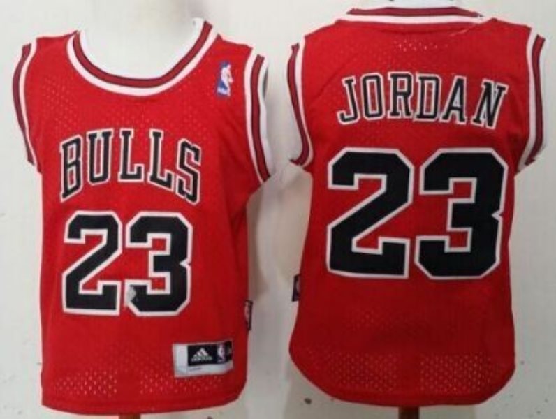 NBA Bulls 23 Michael Jordan Red Toddler Jersey