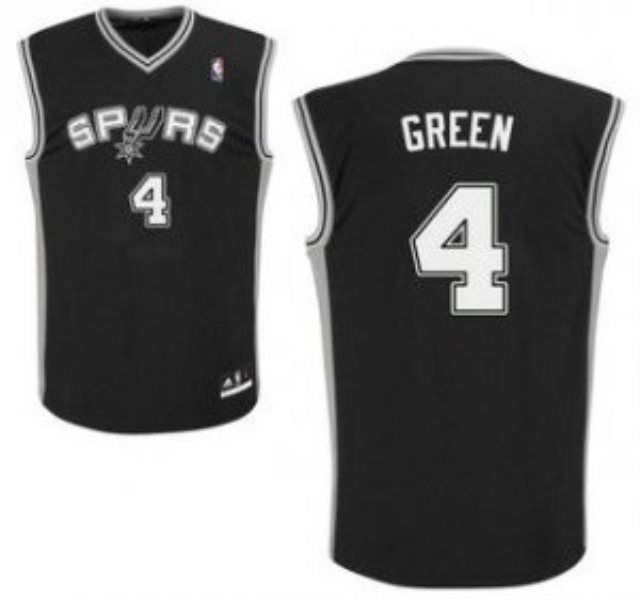 NBA Spurs 4 Danny Green Black Men Jersey