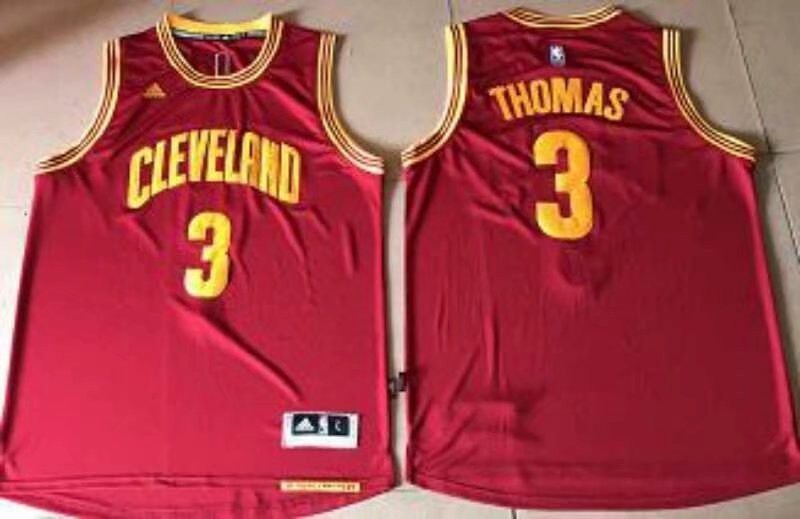 NBA Cleveland Cavaliers 3 Isaiah Thomas Red Men Jersey