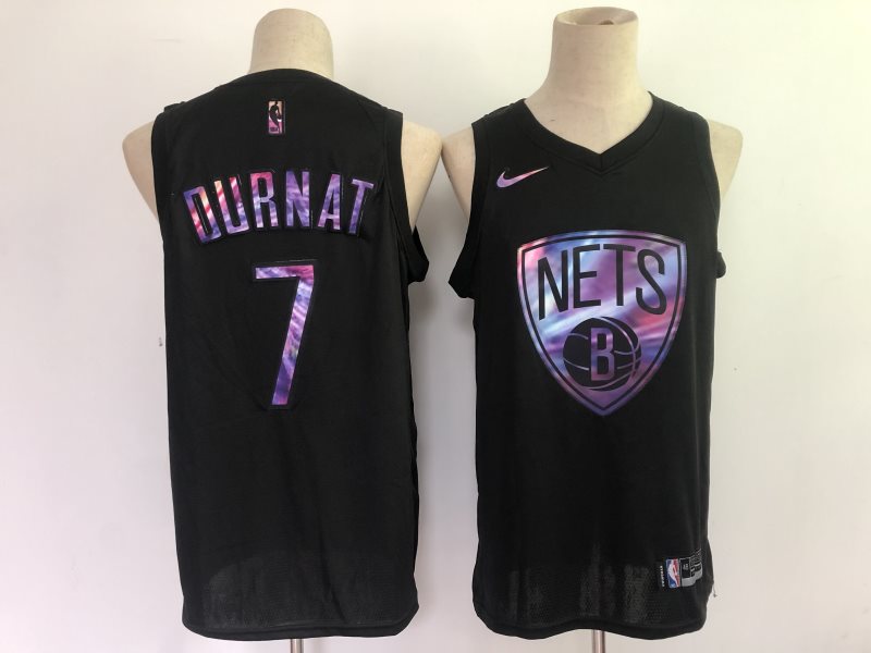 NBA Nets 7 Kevin Durant Black Crucial Catch Nike Men Jersey