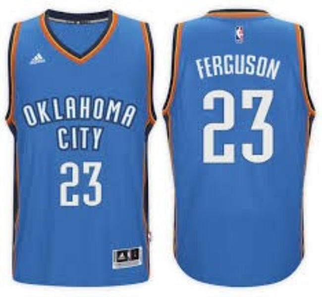 Adidas Oklahoma City Thunder 23 Terrance Ferguson Blue 2017 NBA Draft Men Jersey
