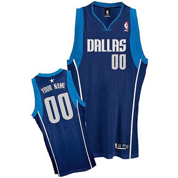 NBA Mavericks Blue Customized Men Jersey