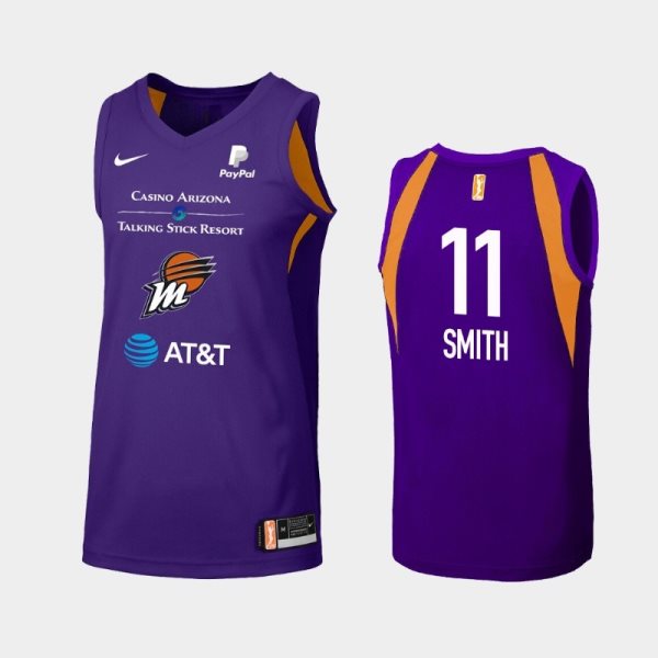 WNBA Phoenix Mercury Alanna Smith Purple 2019 Primary Icon Jersey