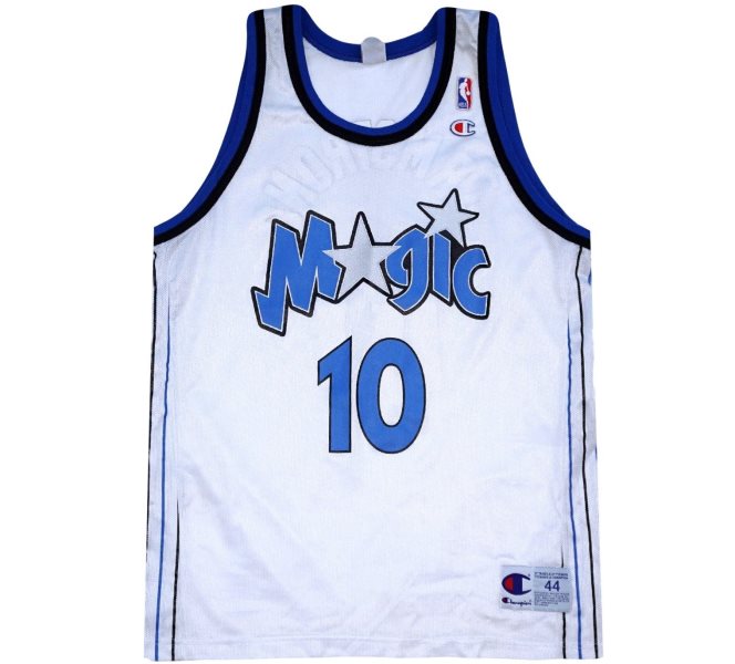 NBA Magic 10 Darrell Armstrong White Men Jersey