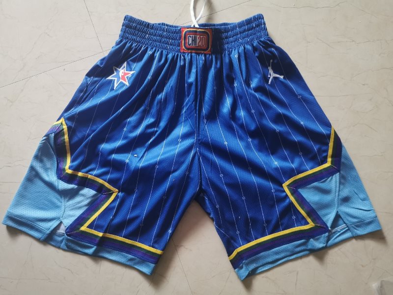 NBA Bulls 2020 All-Star Blue Jordan Brand Swingman Shorts