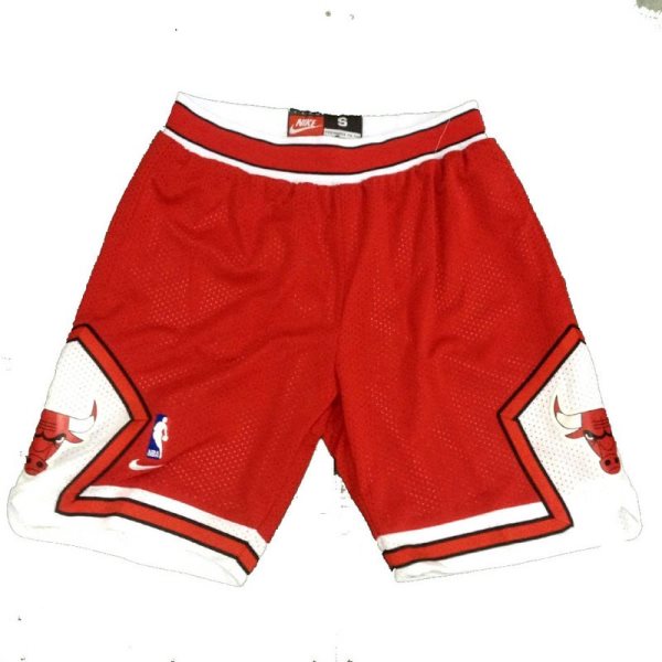 NBA Chicago Bulls Nike Red Shorts