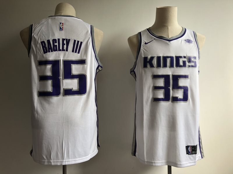 NBA Kings 35 Marvin Bagley III White 2018 NBA Draft Nike Men Jersey